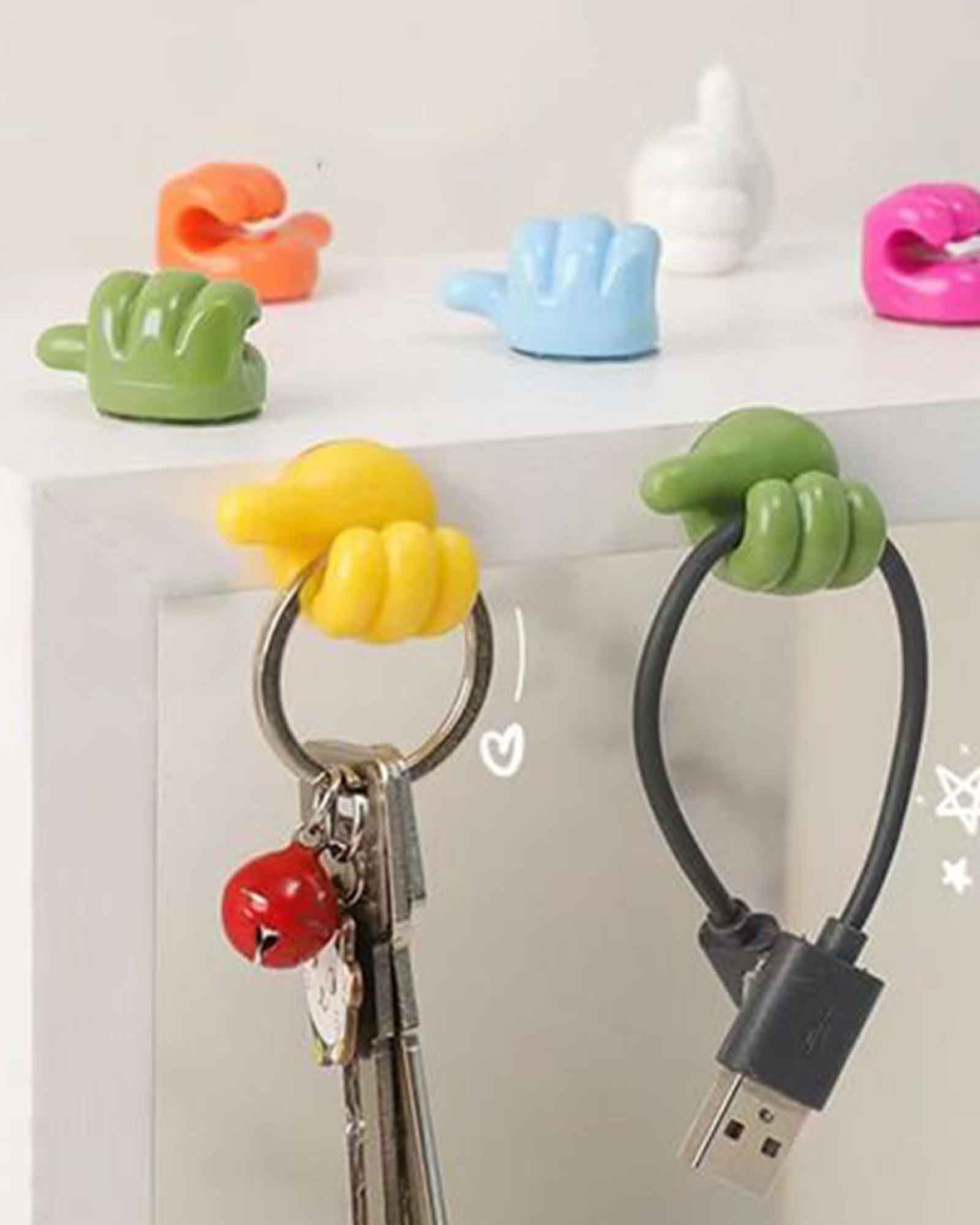 Thumb Sticky Hook - set of 5