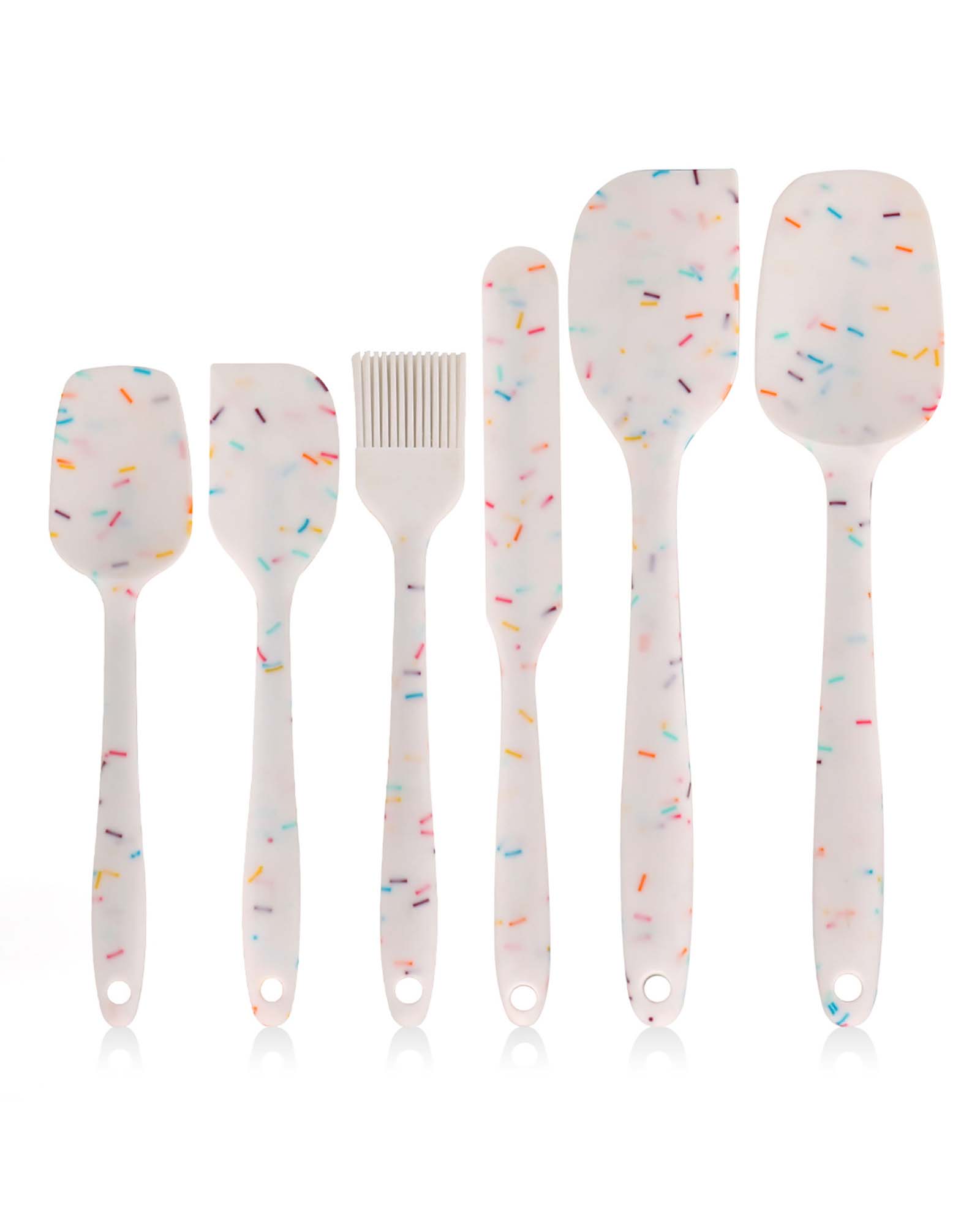 Hot Selling Silicone Kitchenware spatula 6-Piece