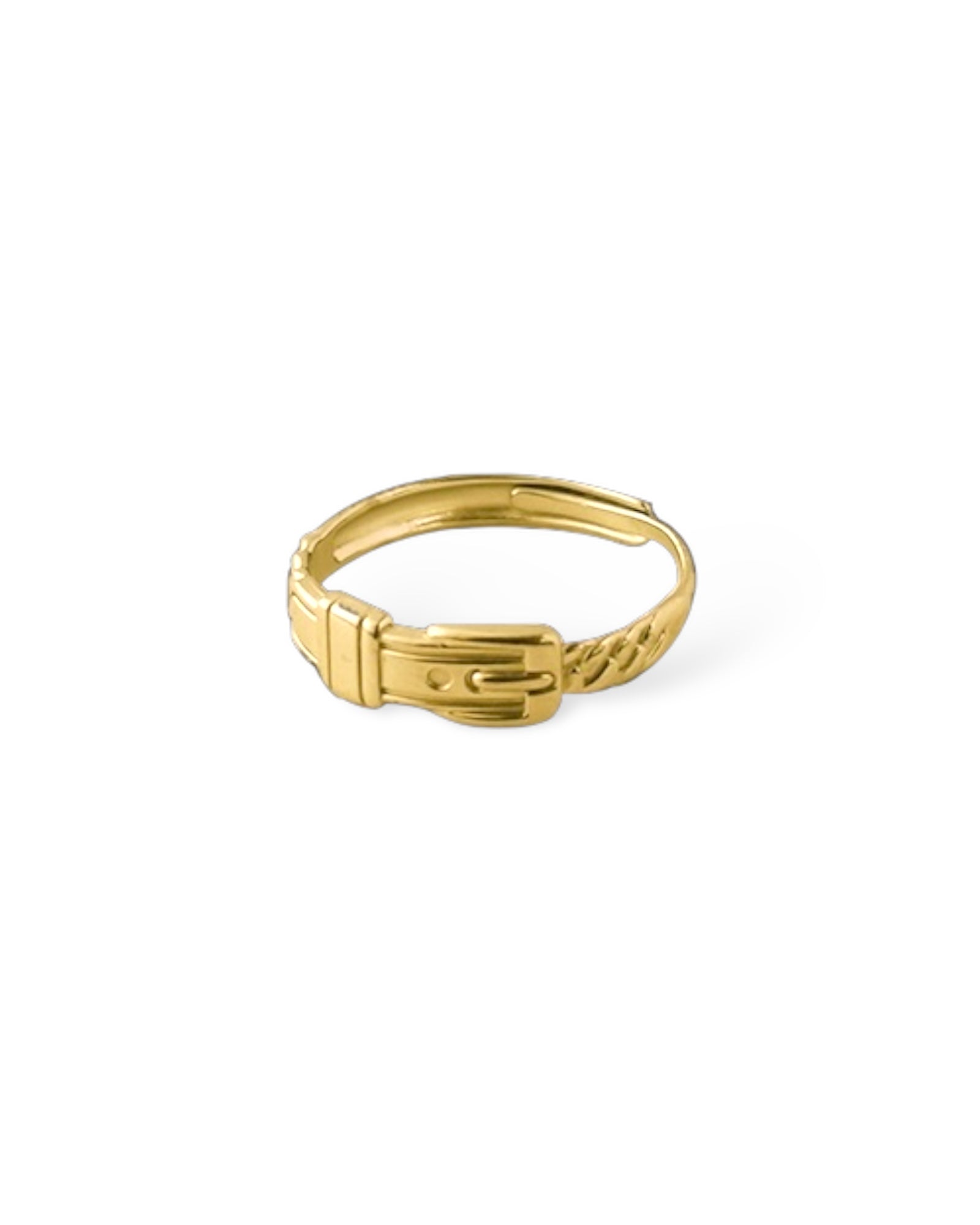 Belted 18K Gold Plated ring