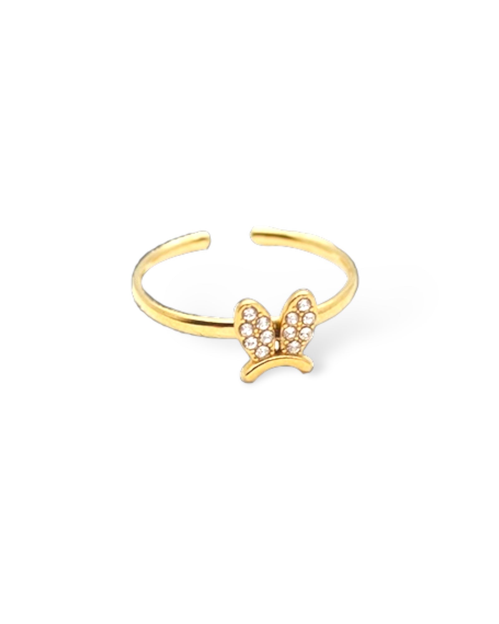 18K Gold Plated Bunny ring