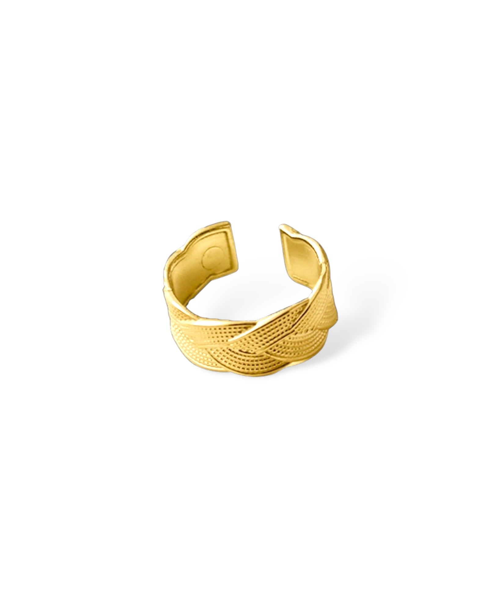 Knotted 18K Gold Plated ring